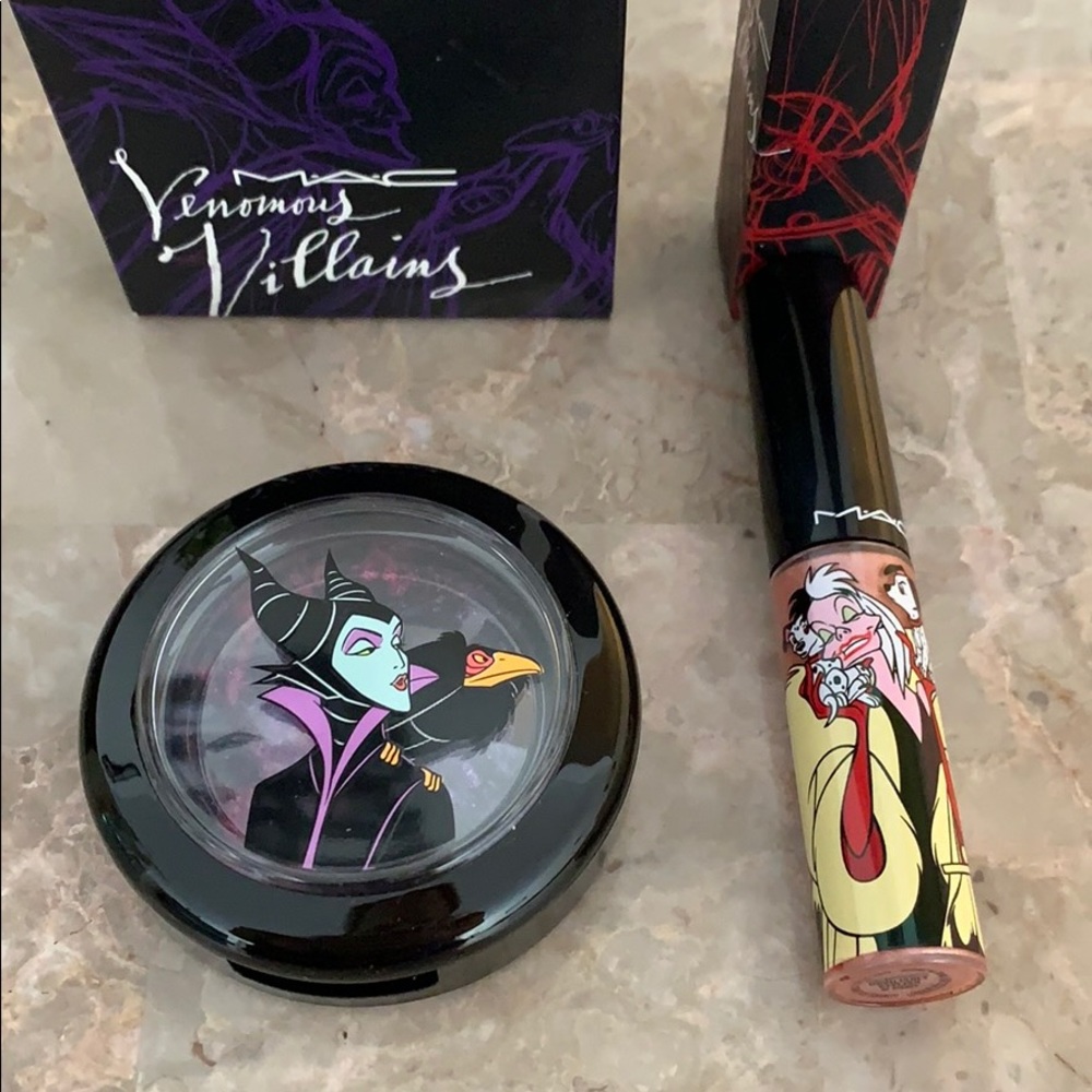 LE MAC venomous villains eye shadow and lip gloss